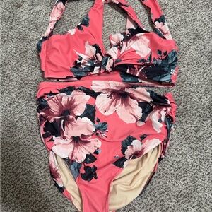 Albion fit Aussie Floral swim suit